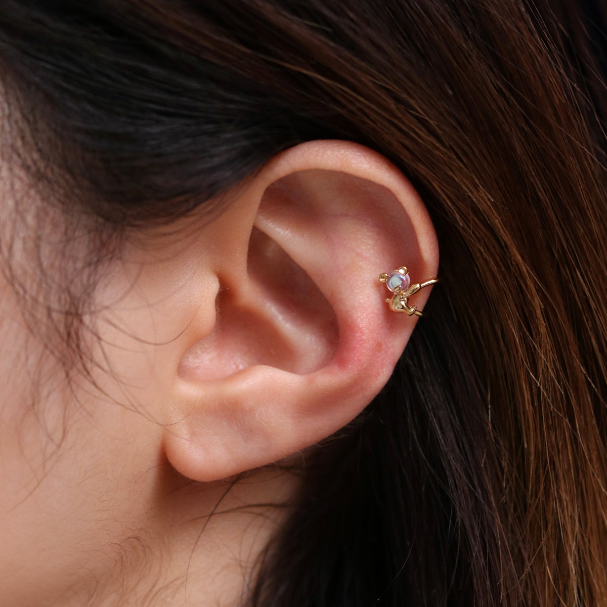 Teddy Bear Ear Cuff-1