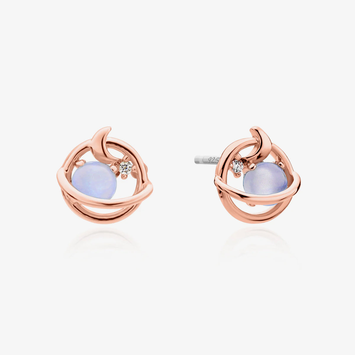 Moonstone saturn earrings-6