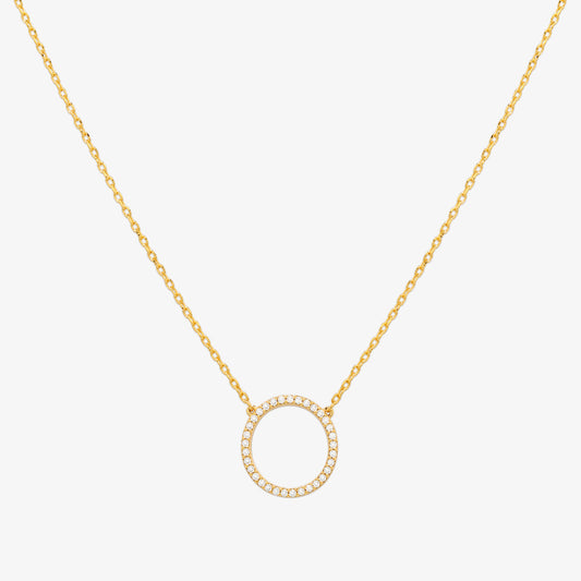 Cubic circle necklace-0